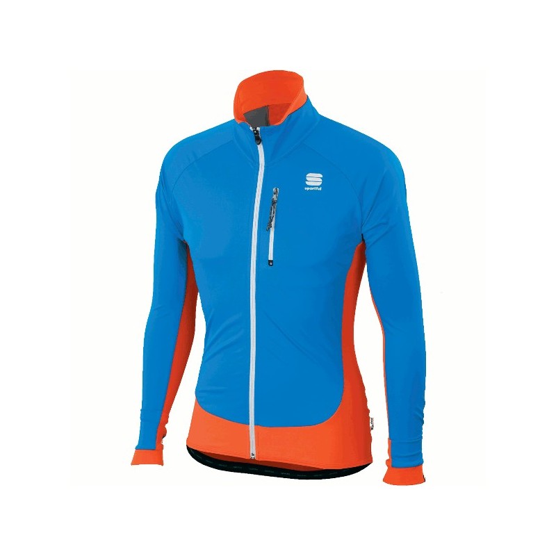 Ljus vinterjacka Sportful Cardio Wind Top blå-orange Ljus vinterjacka Sportful Cardio Wind Top blå-orange